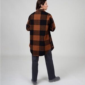 RD Style The Snap Button plaid jacket